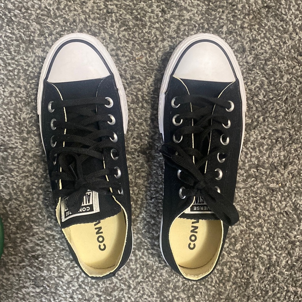 Platform Black Converse